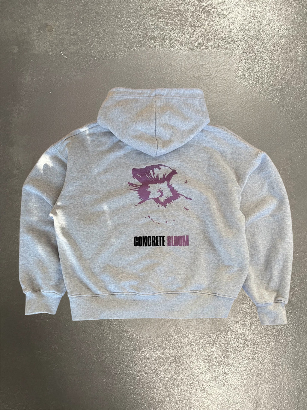 Concrete Bloom Sweat zippé