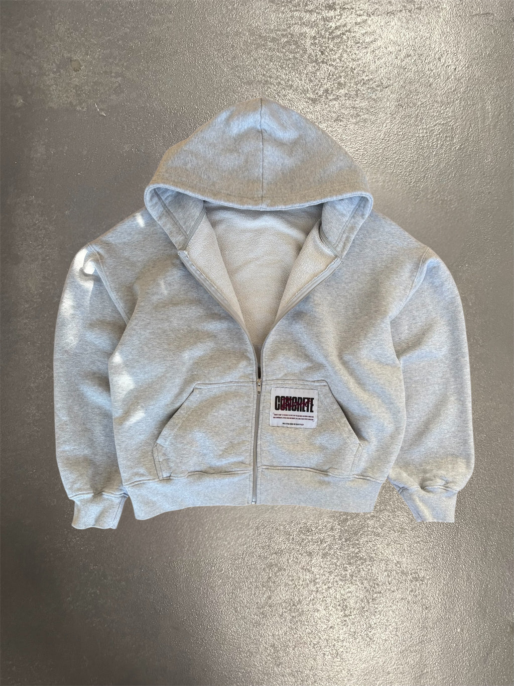 Concrete Bloom Sweat zippé