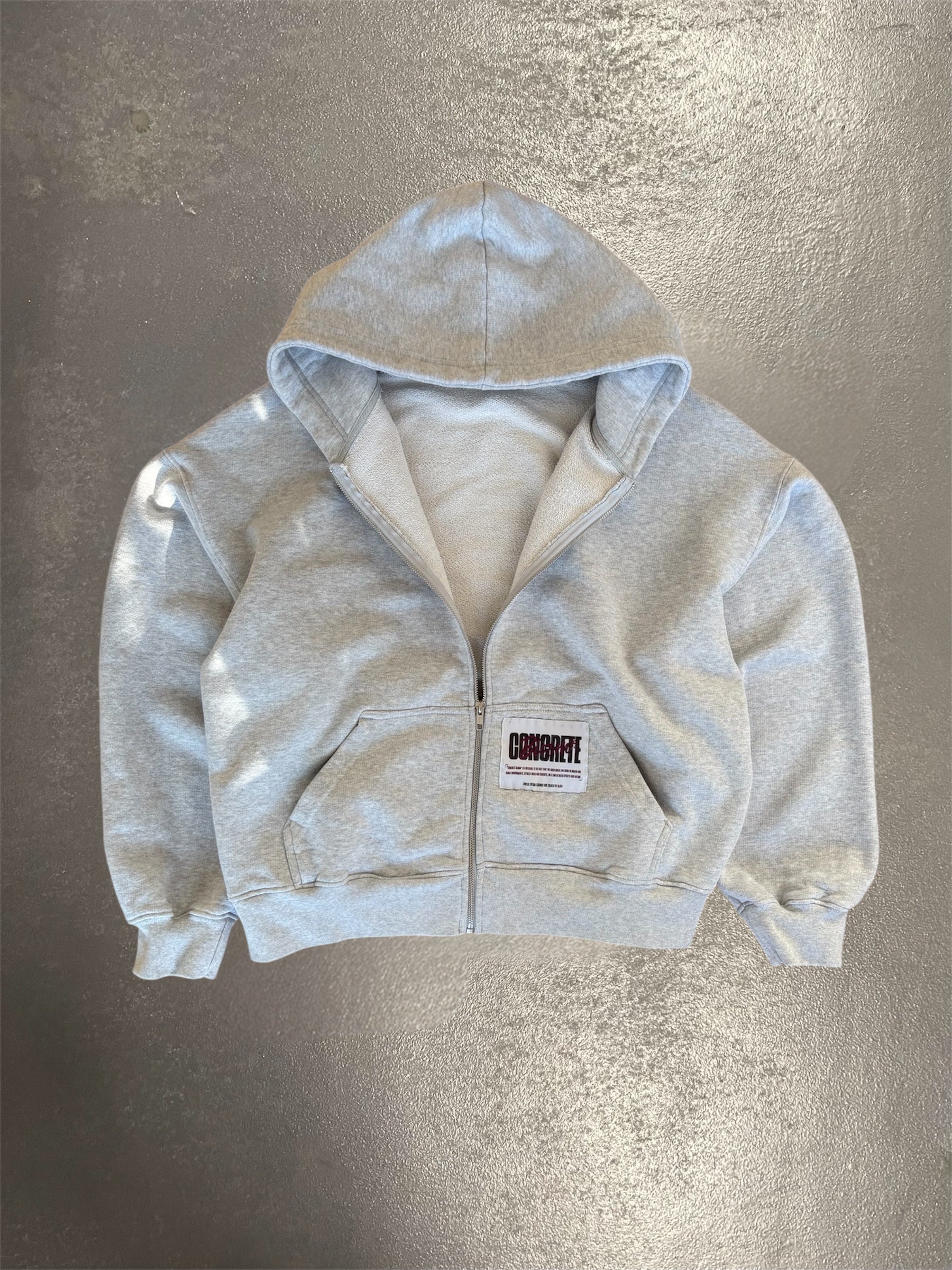 Concrete Bloom Sweat zippé