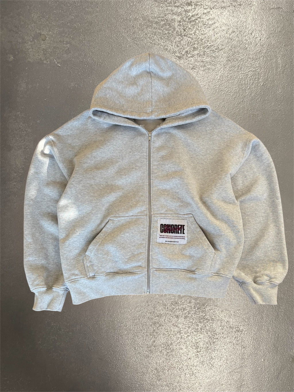Concrete Bloom Sweat zippé